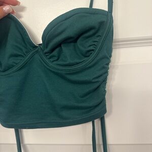 Emerald Green Women's crop cami